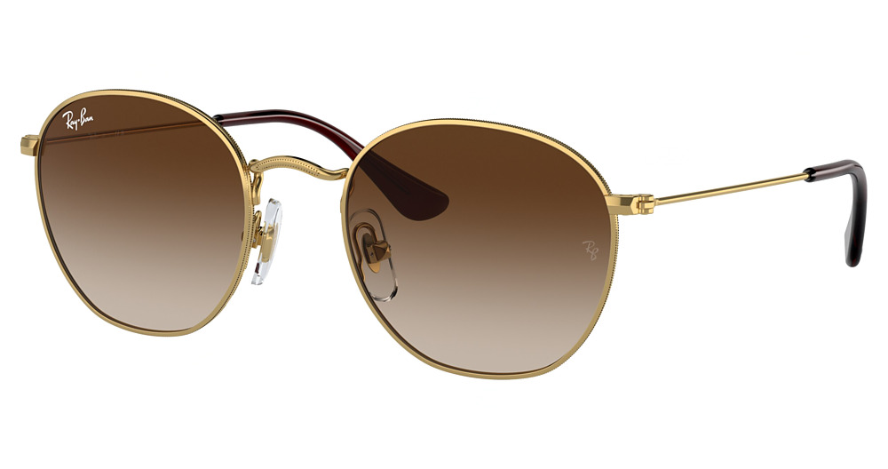 Ray-Ban RJ9572S JUNIOR ROB round sunglasses in Arista/Brown Gradient