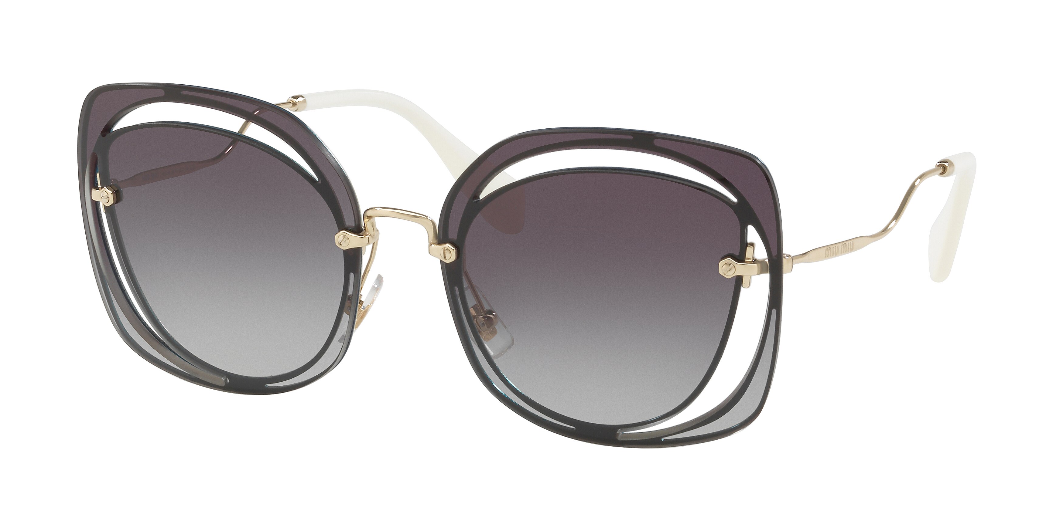Miu Miu MU 54SS square sunglasses in Blue