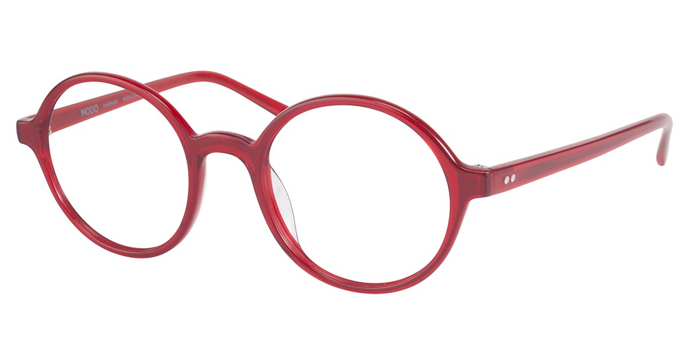 Modo 6608 round eyeglasses in Red