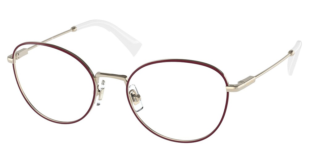 Miu Miu MU 50UV round eyeglasses in Bordeaux