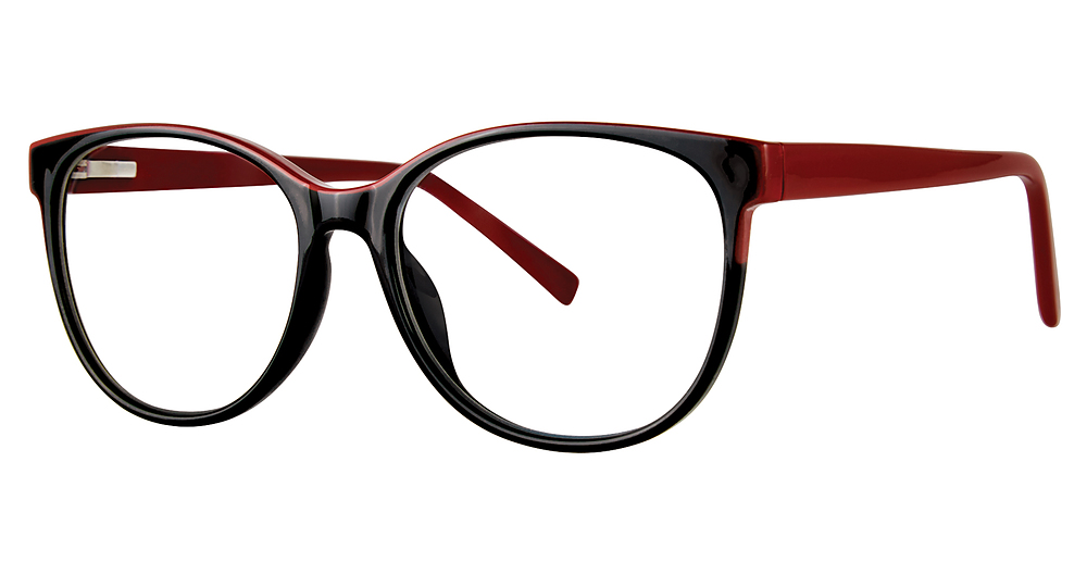 black/burgundy