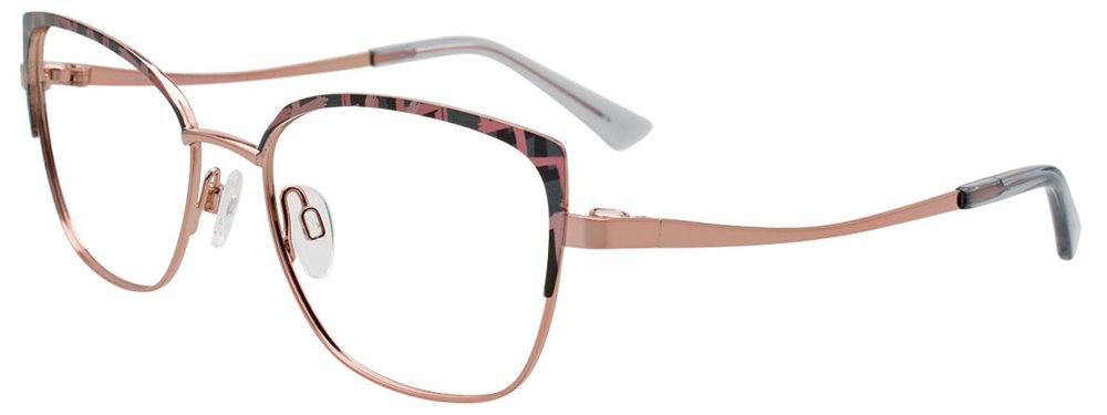 Rose Gold & Black Pattern