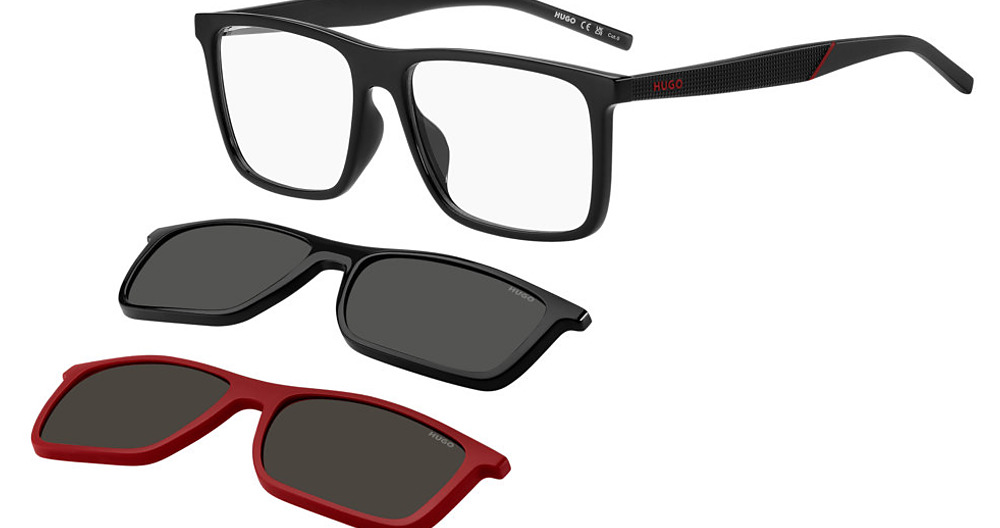 BLACKRED / TRANSPARENT