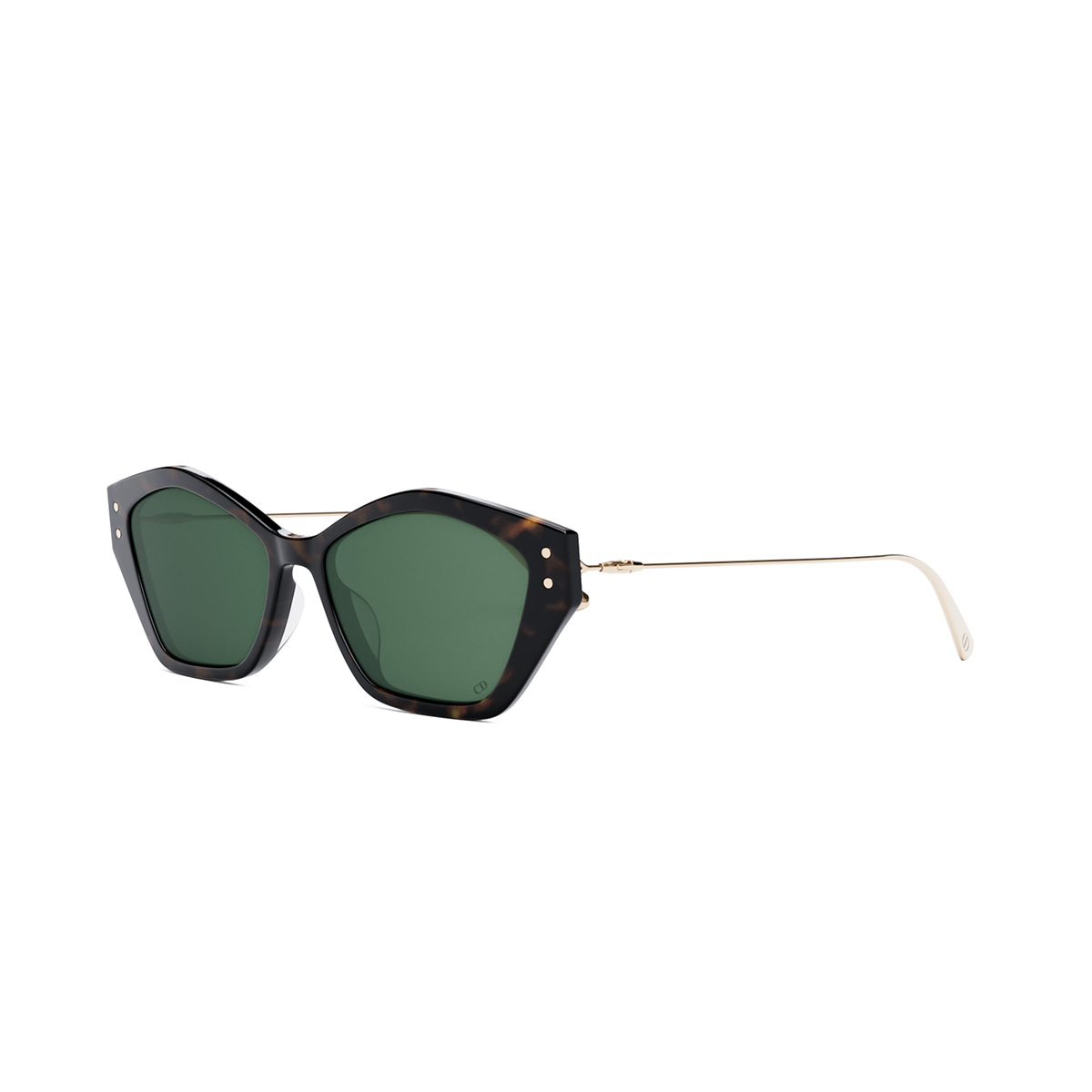 Shiny Dark Havana,  Lenses  Green  Organic  