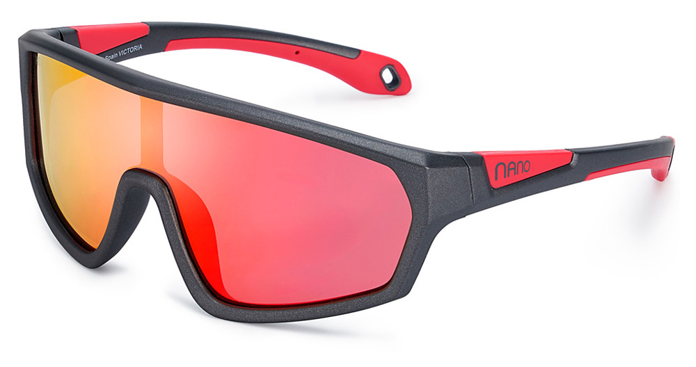 MATTE PEARL GREY RED / RVO BLUE