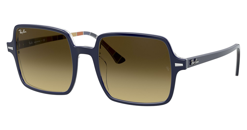 BLUE ON STRIPES ORANGE/B / BROWN GRADIENT DARK BROWN