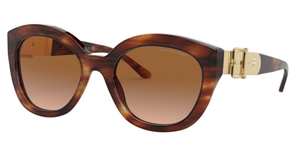 SHINY STRIPED HAVANA / GRADIENT BROWN