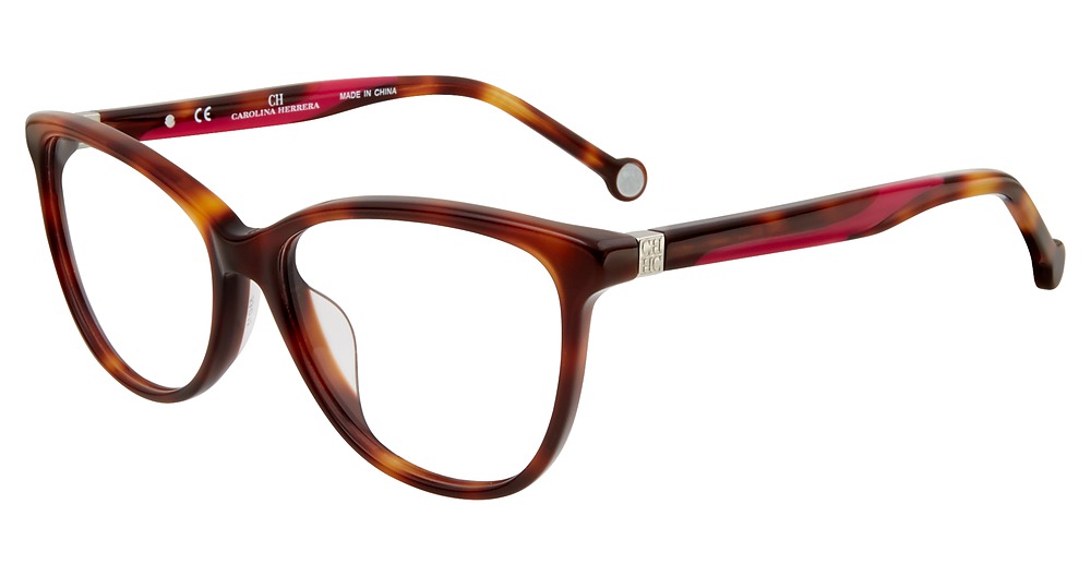 Carolina Herrera VHE770K cateye eyeglasses in Tortoise 0752