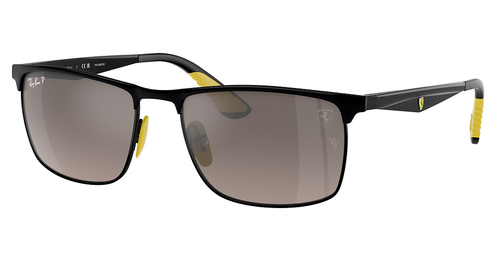 MATTE BLACK ON BLACK / GREY MIR GREY GRADIENT POLAR