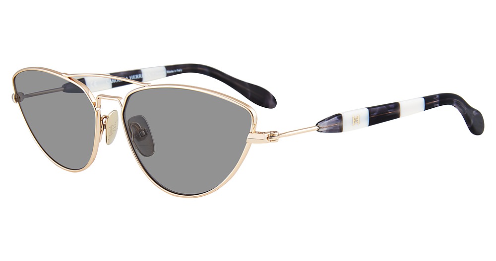 Carolina Herrera SHN059M cateye sunglasses in Gold Black 0300