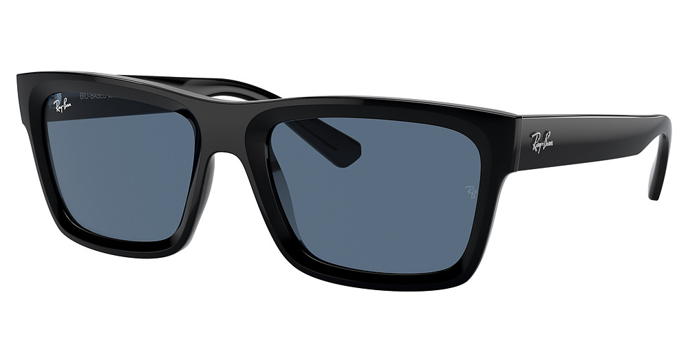 Ray-Ban RB4396 WARREN square sunglasses in Black/Dark Blue