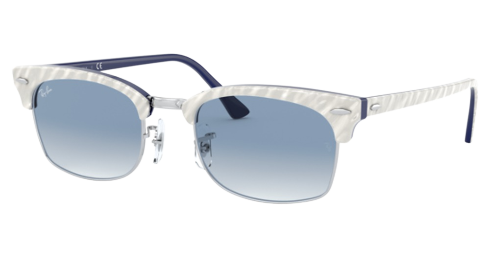 LIGHT GREY WRINKLED ON B / CLEAR GRADIENT BLUE