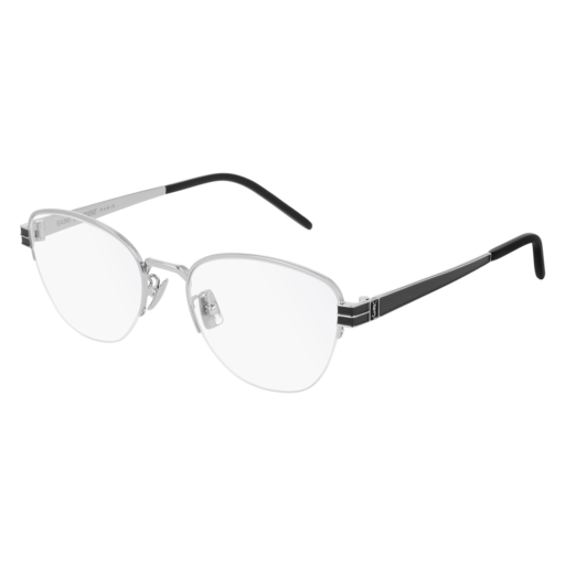 Saint Laurent SL M64 rectangle sunglasses in Silver