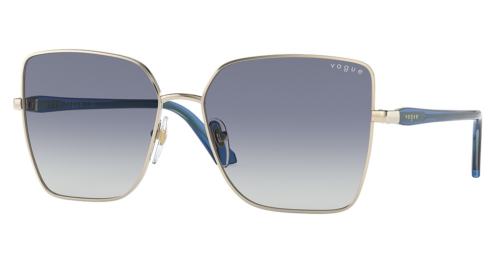 PALE GOLD / GREY GRADIENT DARK BLUE