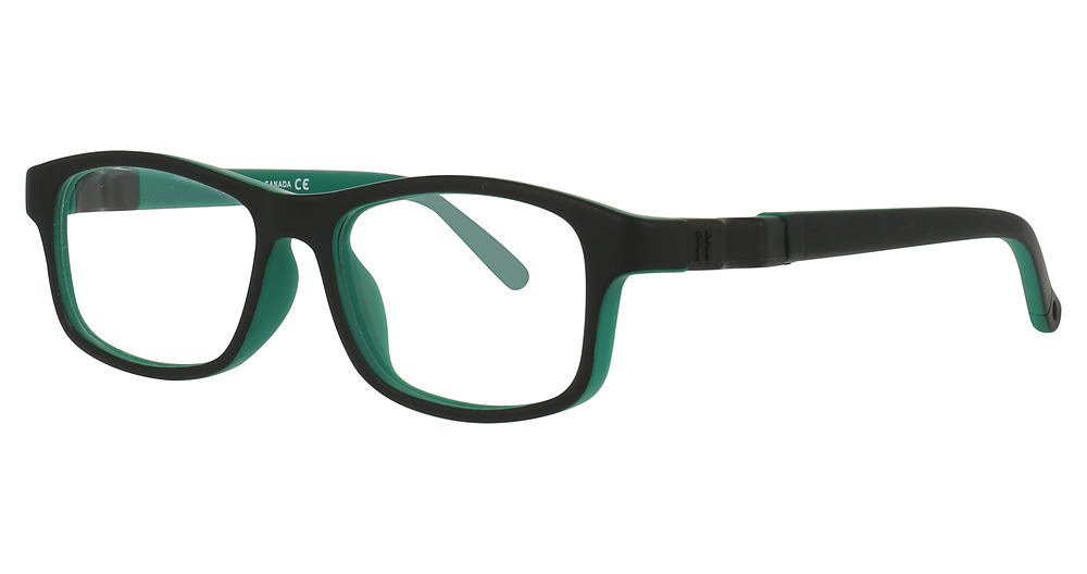 SATIN BLACK/GREEN