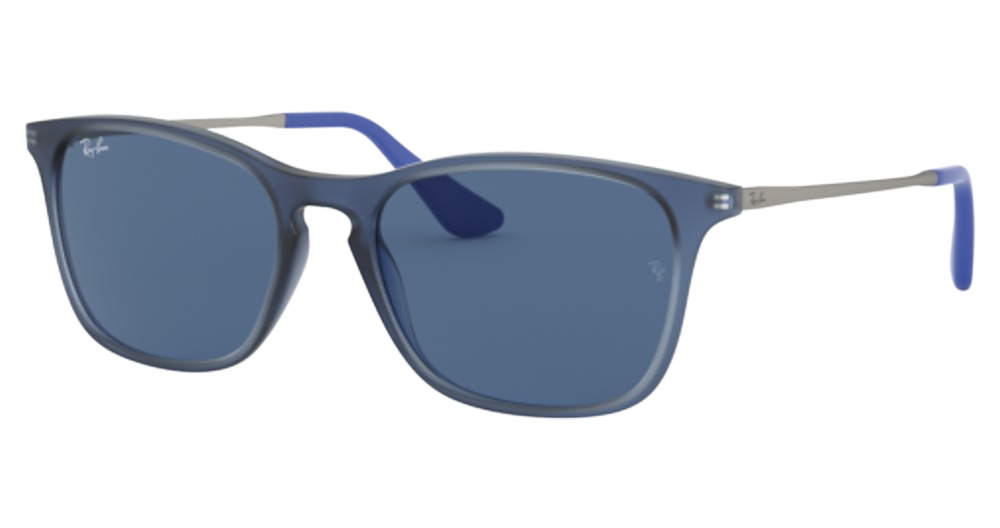RUBBER TRANSPARENT BLUE / DARK BLUE