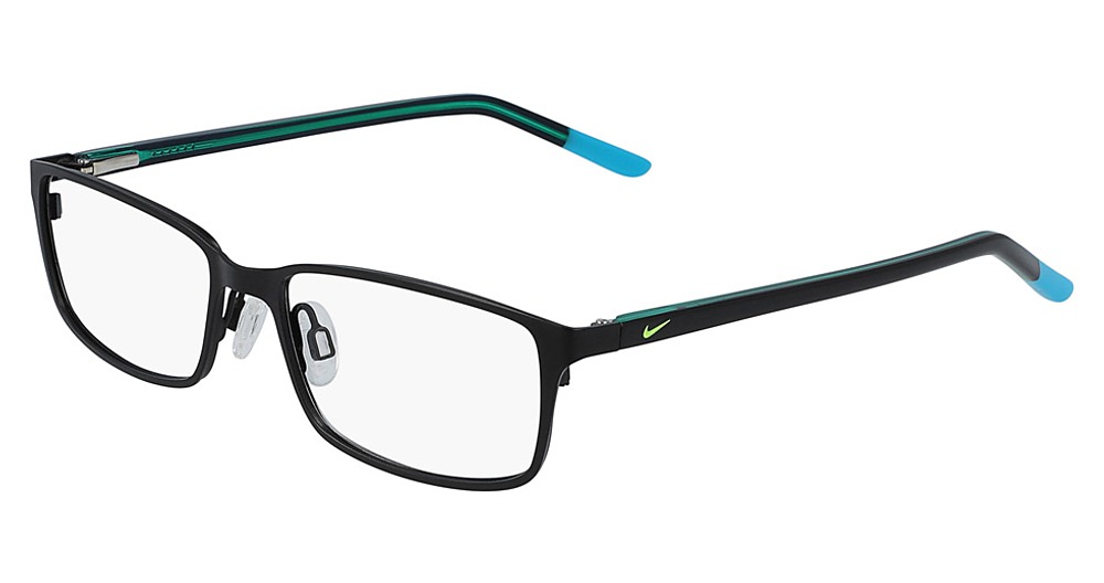 (018) SATIN BLACK/TEAL NEBULA