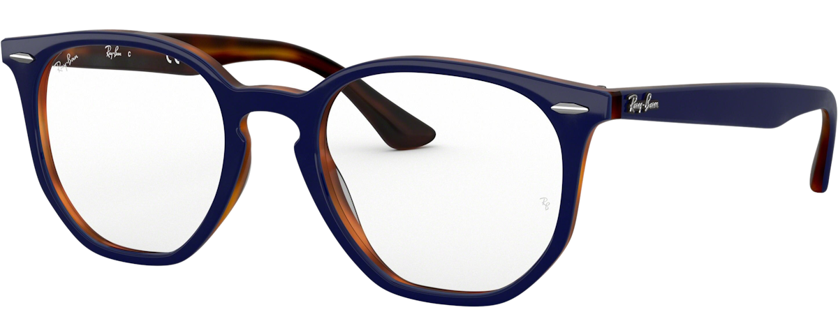 TOP BLUE ON HAVANA RED