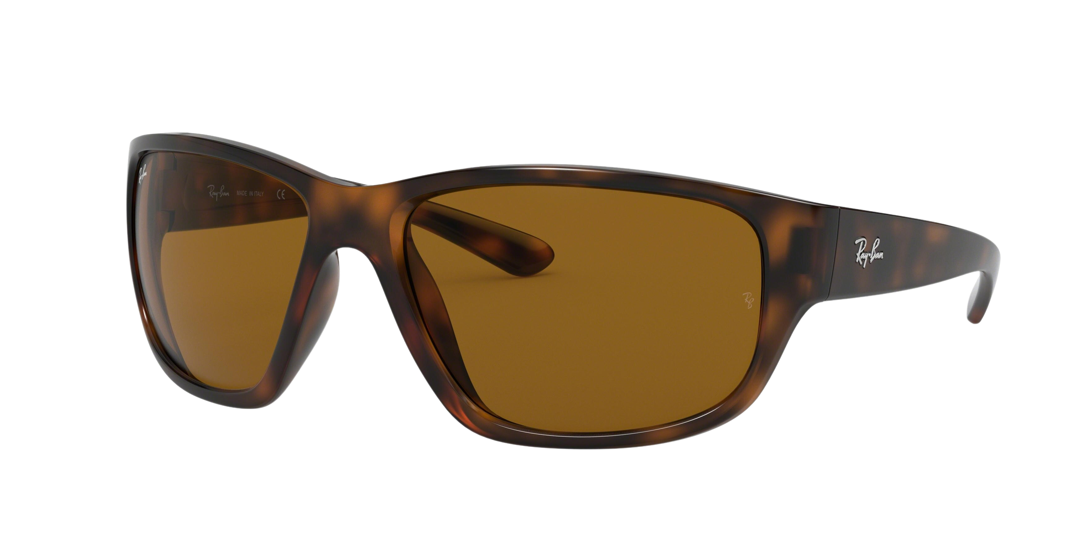 Ray-Ban RB4300 square sunglasses in Havana