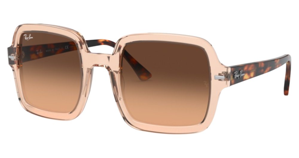 TRANSPARENT LIGHT BROWN / LIGHT BROWN GRADIENT BLACK