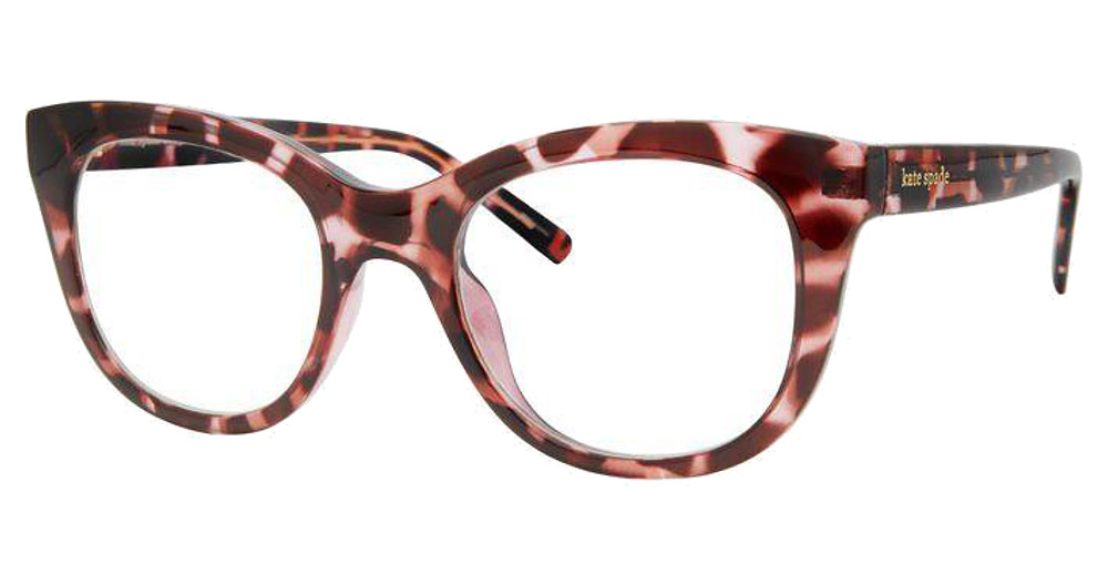 Kate Spade ODESSA/BB rectangle eyeglasses in Pink Havn