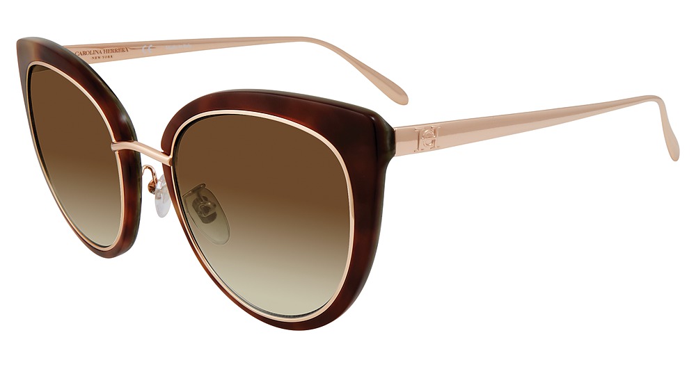 Carolina Herrera SHN594M cateye sunglasses in Tortoise 0 J21
