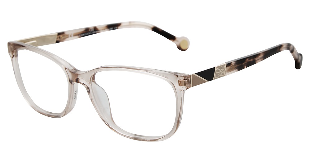 Carolina Herrera VHE760K round eyeglasses in Pink 0913