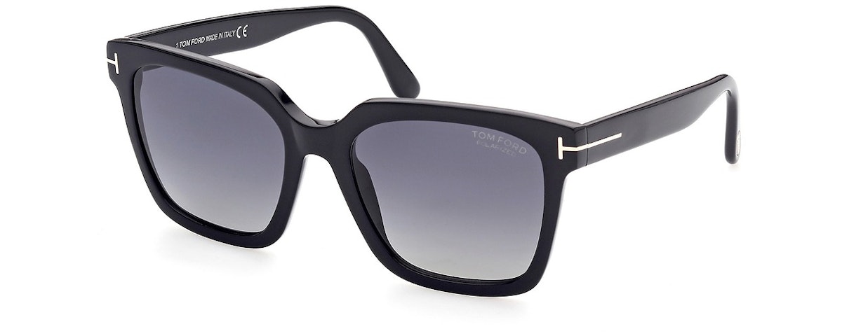 shiny black / smoke polarized