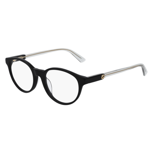 Gucci GG0487OA round eyeglasses in Black