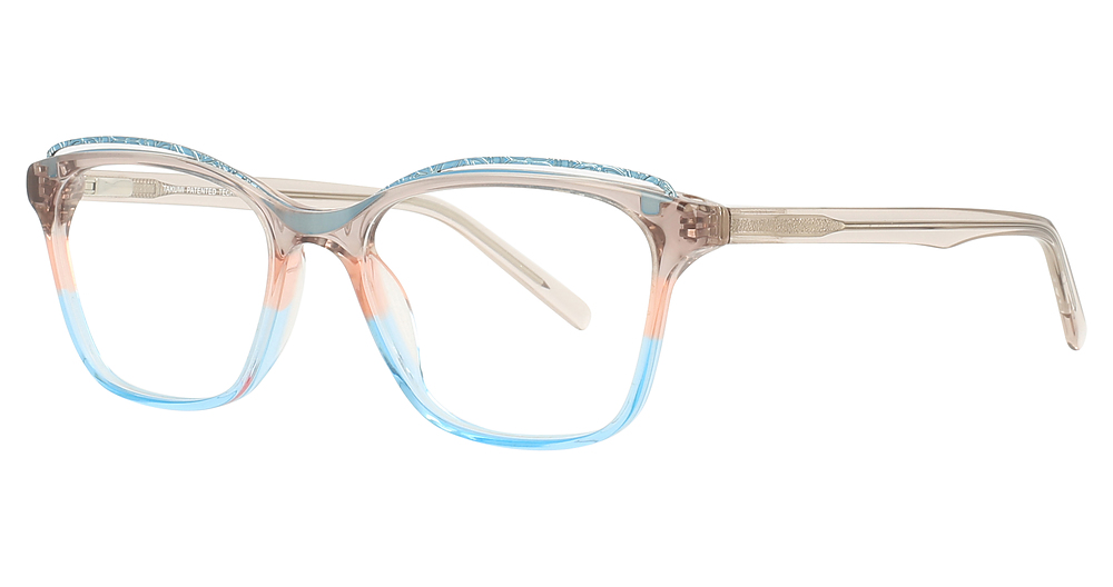 Crystal Light Brown & Salmon & Turquoise/Crystal Light Brown