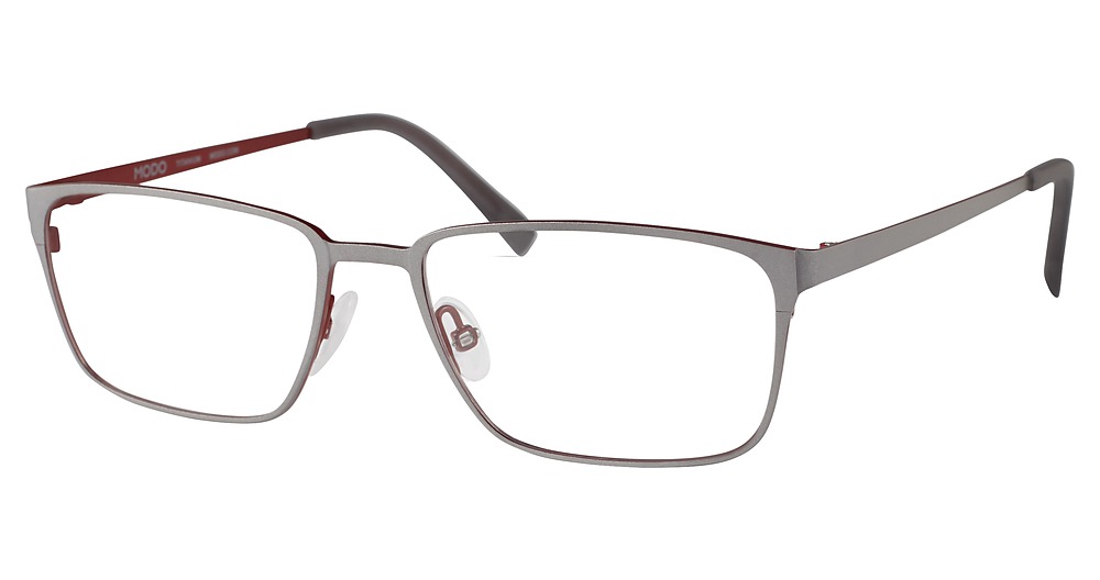 Modo 4218 rectangle eyeglasses in Light Gunmetal