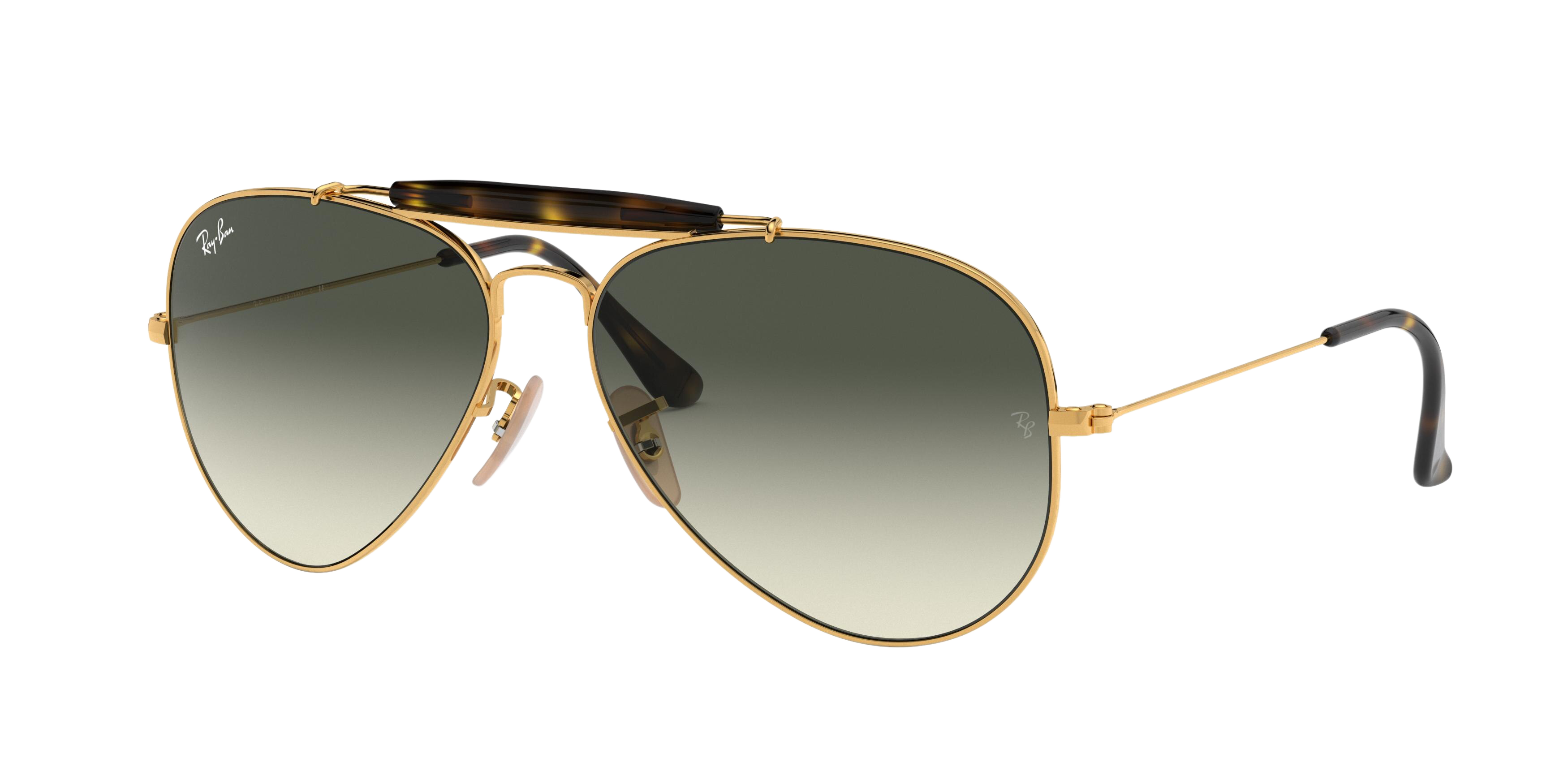 Ray-Ban RB3029 round sunglasses in Gold
