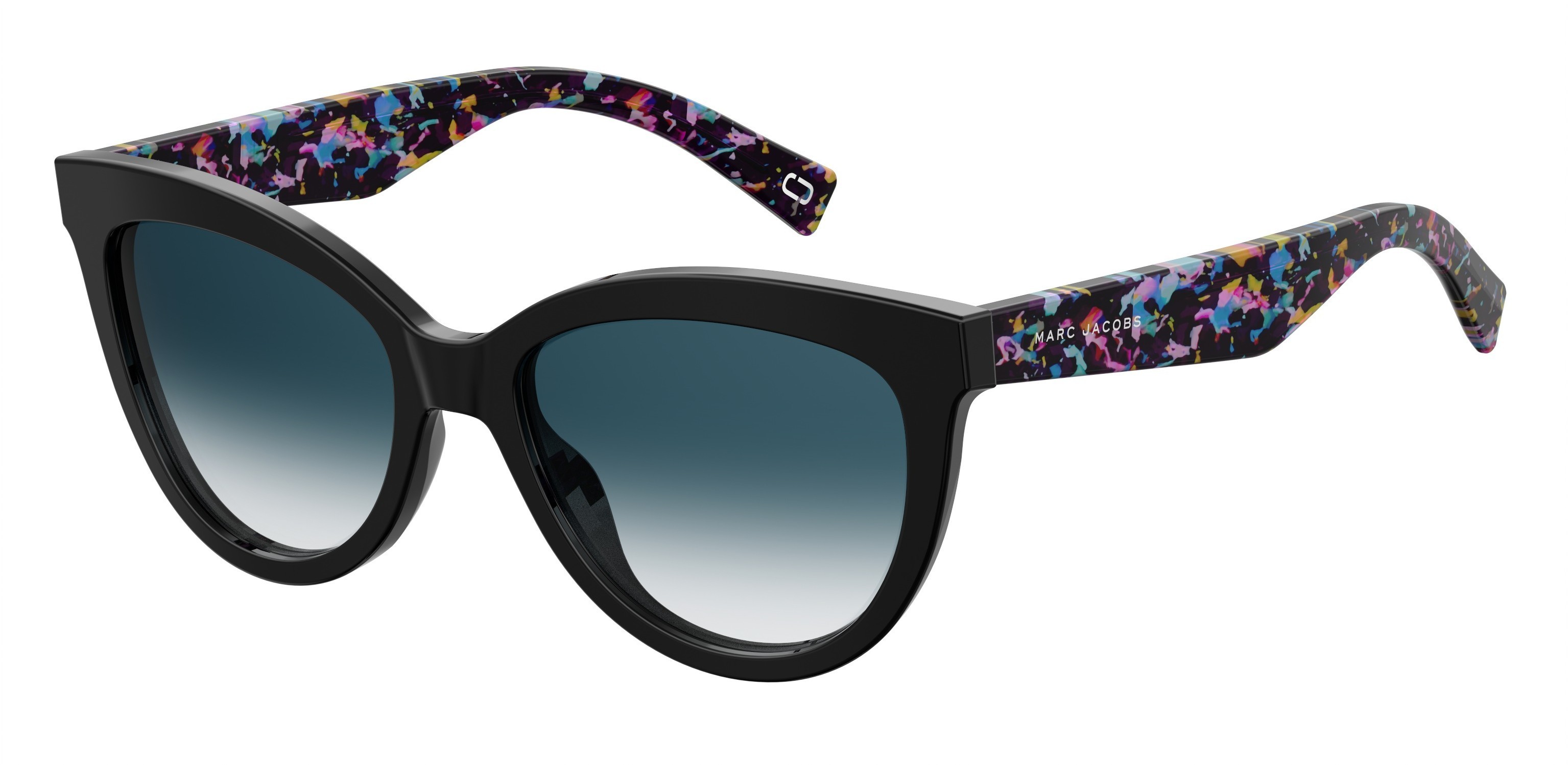 Marc Jacobs Marc 310/S cateye sunglasses in Black Multi C (08 Dark Blue Gradient)