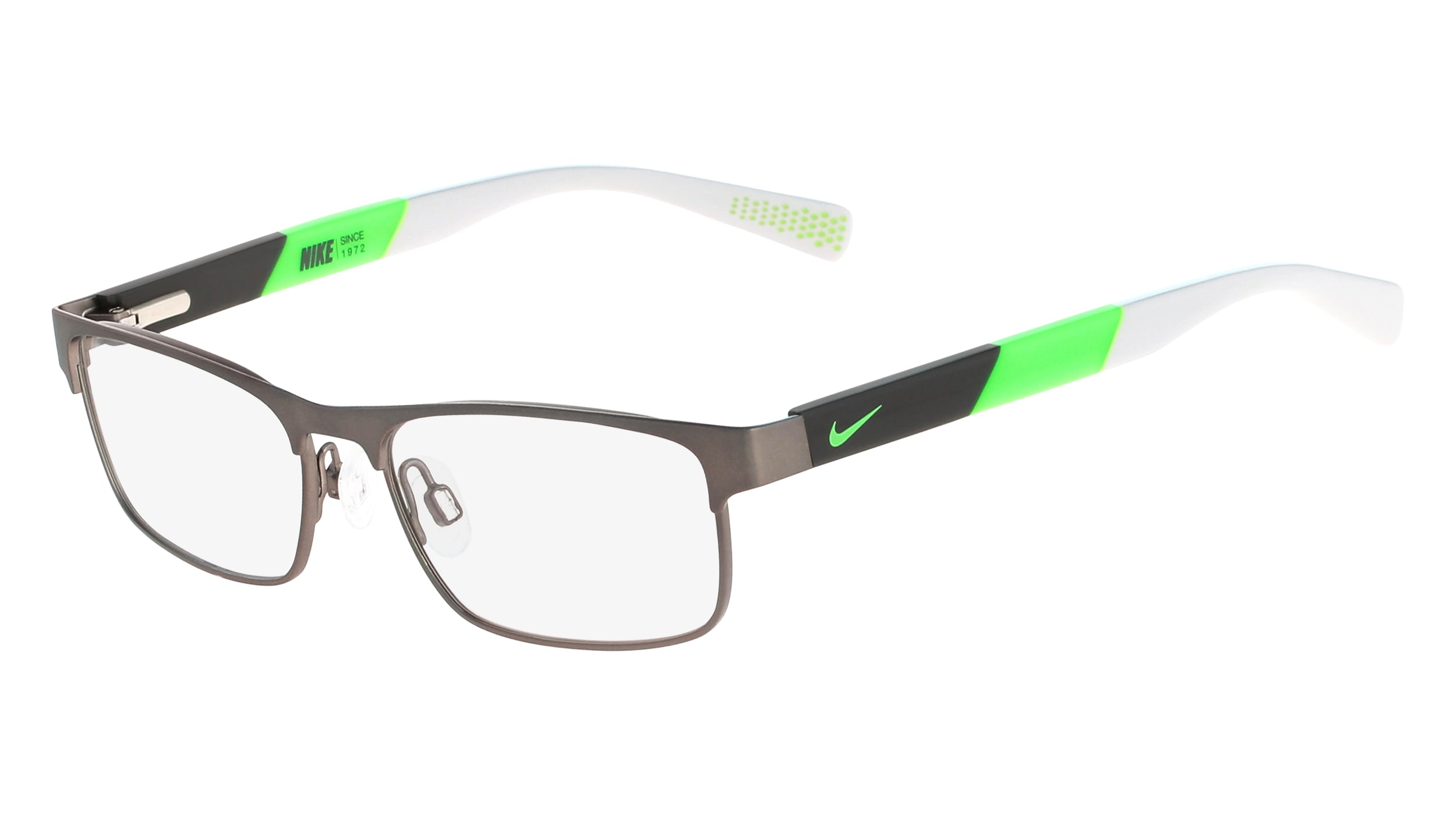 BRUSHED GUNMETAL-FLASH LIME