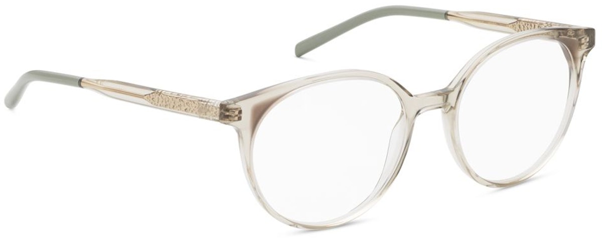 Clear Champagne + Milky Light Brown / Vintage Mint