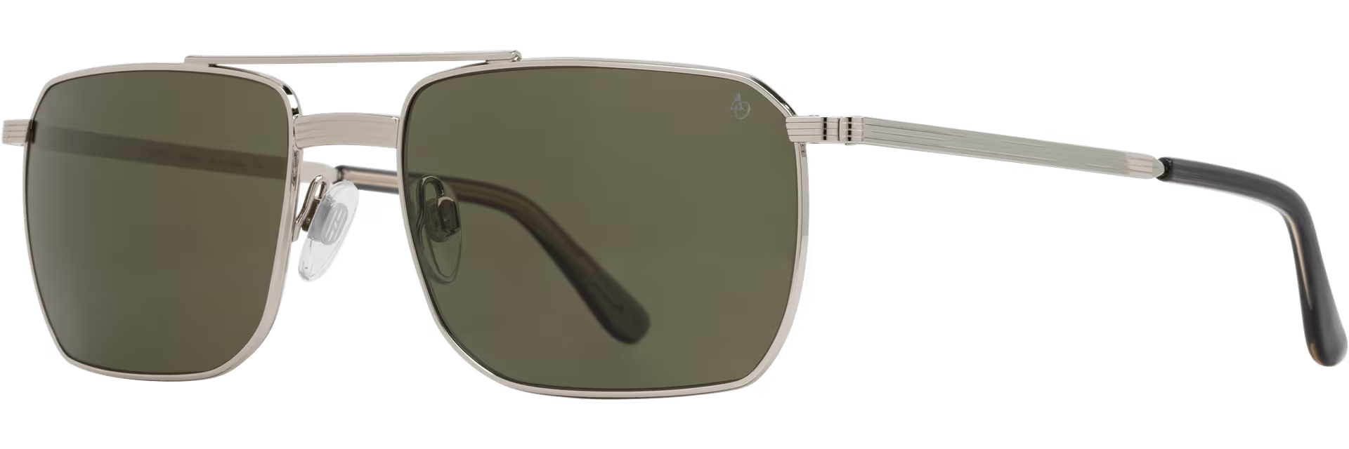 Silver / Green Nylon Polarized