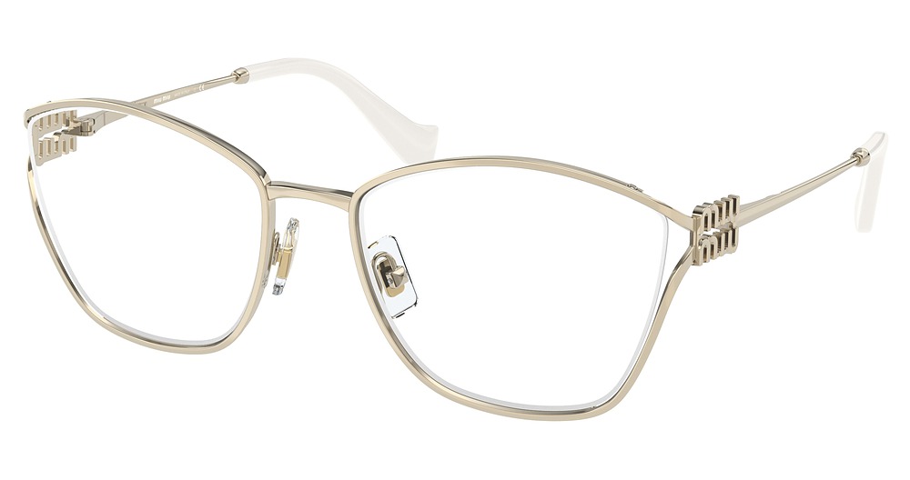 Miu Miu MU 53UV cateye eyeglasses in Pale Gold