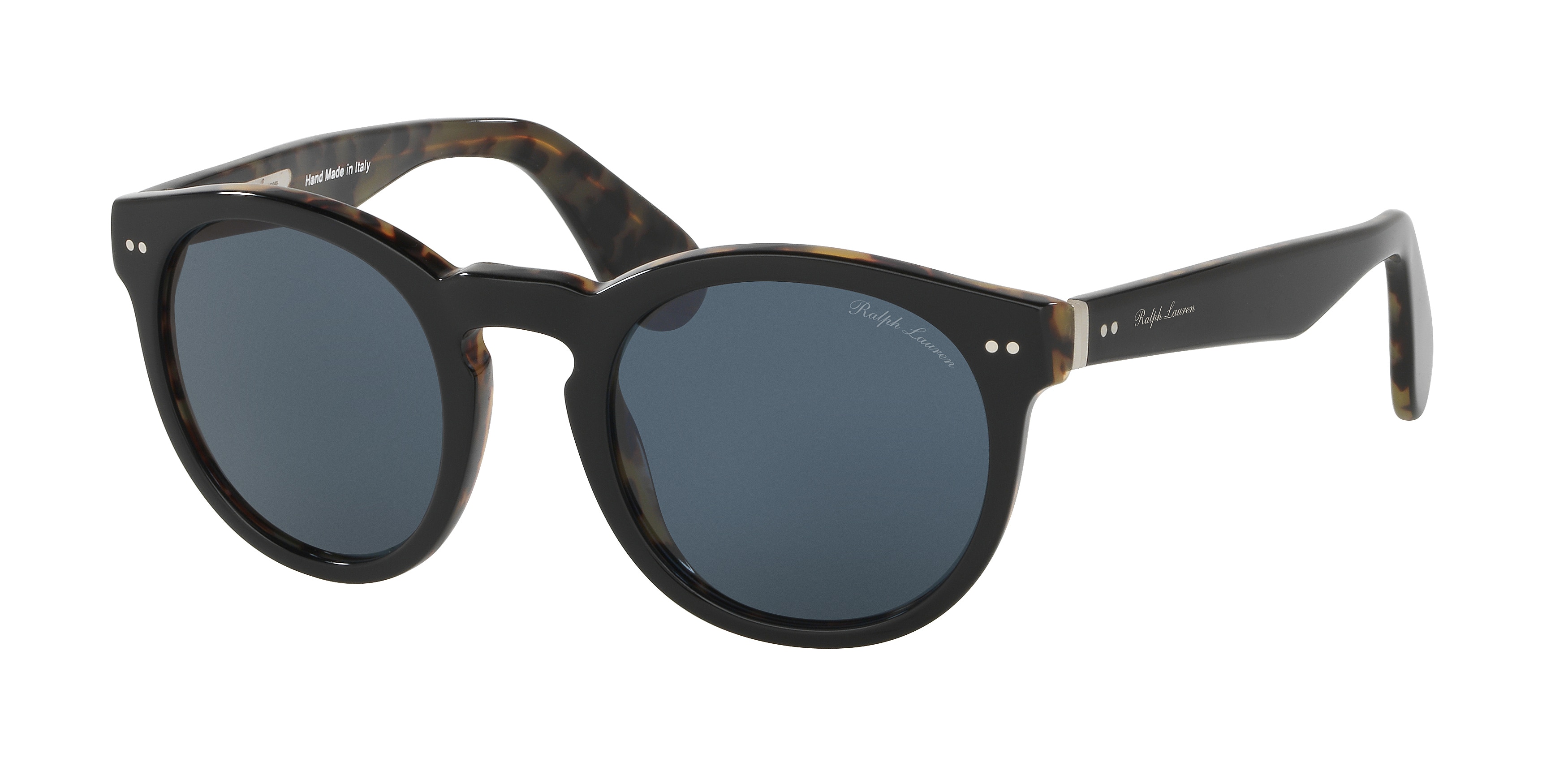 SHINY BLACK ON SPOTTY HA / GREY/BLUE