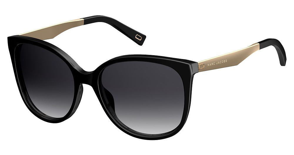 Marc Jacobs Marc 203/S cateye sunglasses in Black/Dark Grey Shaded