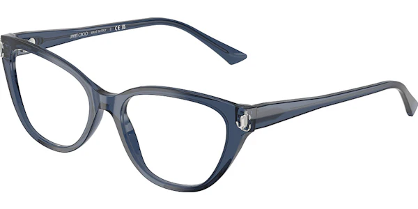 JIMMY CHOO JC3011 in transparent navy