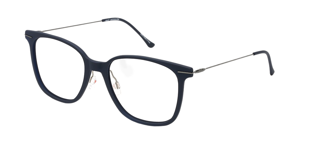 Matte Blue with Dark Gunmetal Temples