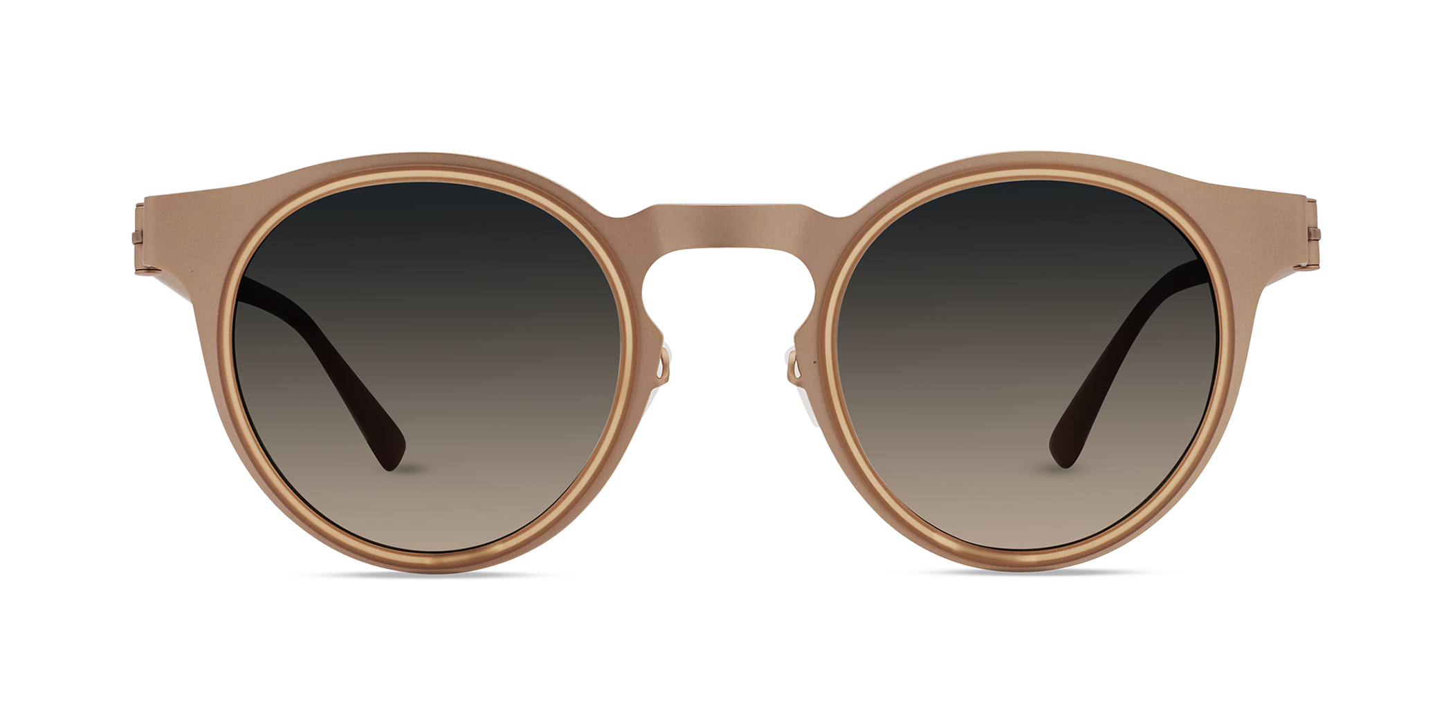 Modo 686 round sunglasses in Nude