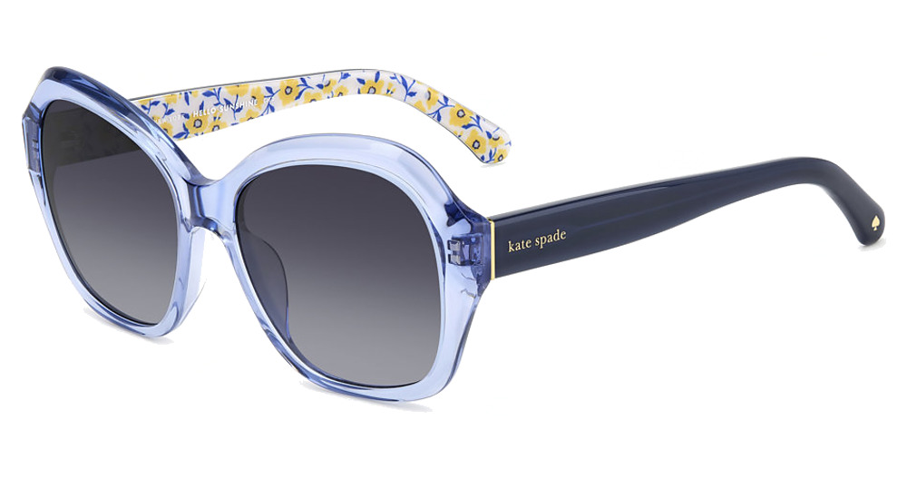 Kate Spade LOTTIE/G/S sunglasses in Blue/Dark Grey Shaded