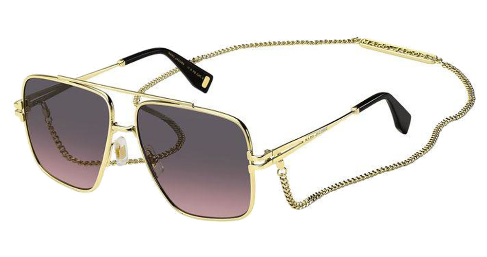 Marc Jacobs MJ 1091/N/S sunglasses in Gold Blck/Brown Pink Shaded