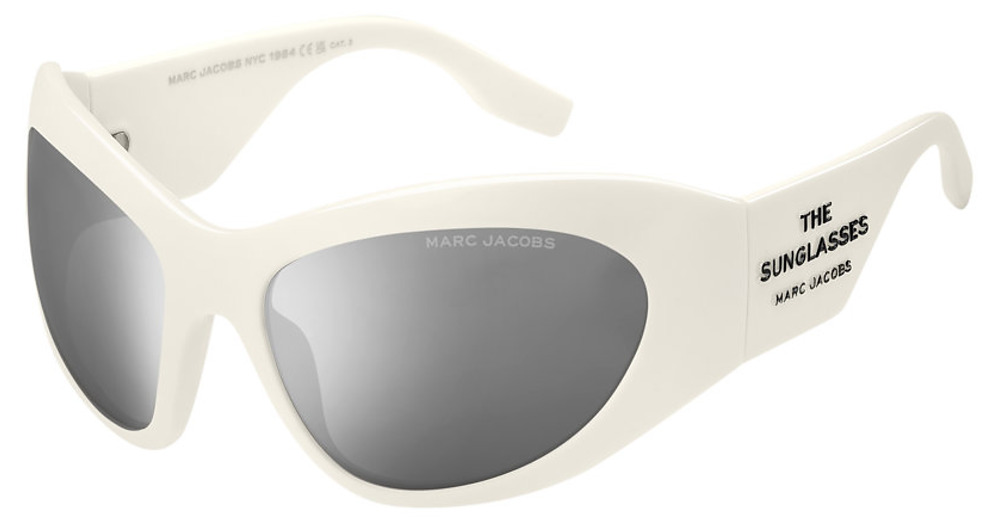 Marc Jacobs MARC 773/S rectangle sunglasses in Ivory/Silver Mirror