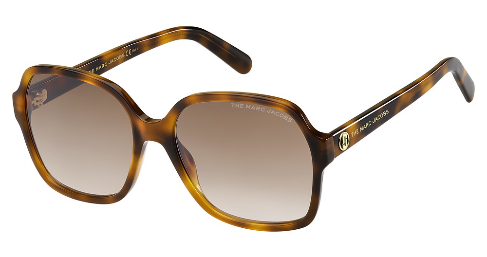 Marc Jacobs MARC 526/S square sunglasses in Havana/Brown Shaded