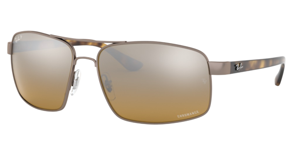 LIGHT BROWN / BROWN MIRROR GREY GRADIENT