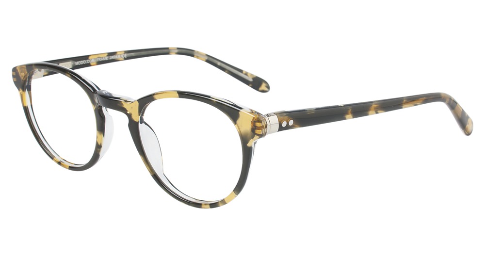 Modo 6514 round eyeglasses in Black Tort