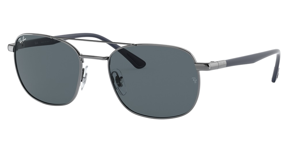 GUNMETAL / BLUE