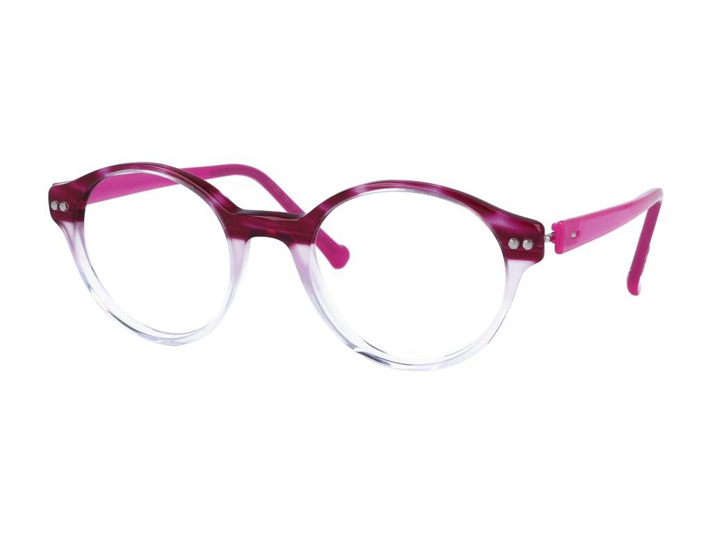 iGreen V4.88 round eyeglasses in Rose/Shiny Crystal